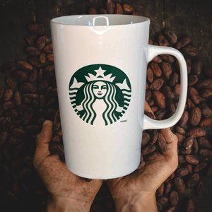 Starbucks Classic 16oz White Ceramic Coffee Mug